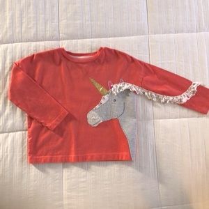 Mini Boden unicorn shirt
